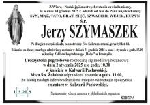 Pogrzeb ś.p. Jerzego Szymaszka